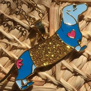 Sparkling ✨dachshund keychain or necklace